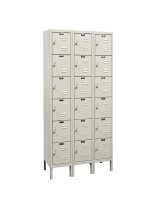 Hallowell Six Tier Rust Resistant Lockers