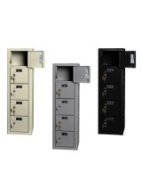 handgun lockers with 5 compartments