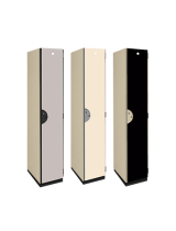 Single Tier Wood Storage Locker (Solid Color Finish)