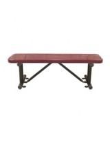 Perforated Metal Extra Wide Bench without Back