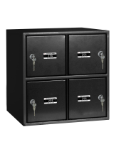 pistol locker in black