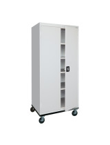 Double Door Storage Locker 4 shelf