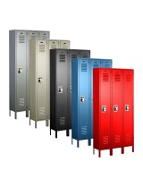 Single Tier Electronic Lockers Collage