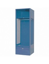 Sports Stadium Locker with Shelf and Footlocker