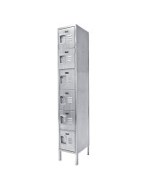 304 Stainless Steel Six Tier Locker (Image 1)
