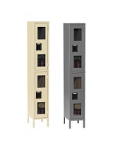 Tennsco double tier c-thru locker