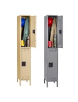 Tennsco Two Tier Steel Lockers
