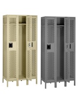 Tennsco Single Tier Ventilated steel lockers