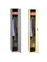 Tennsco single tier wall lockers with no legs
