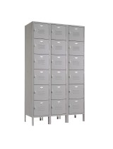 Penco Gray Six Tier Box Lockers