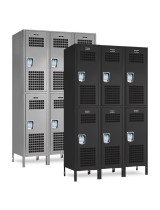 Double Tier Ventilated Lockers Main