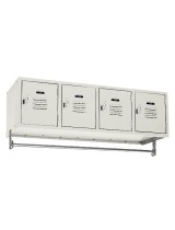 Four Person Wall Mount Beige