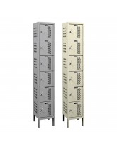 Six Tier Athletic Sports Box Locker