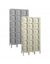 Six Tier Athletic Sports Box Lockers