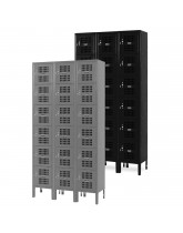 Six Tier Ventilated Lockers