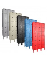 Six Tier Steel Box Lockers