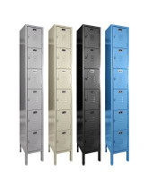 Six Tier Metal Box Locker