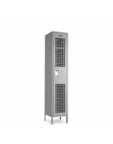 Single Tier Ventilated Steel Locker