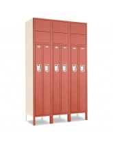 2 Person Office Lockers 3-Wide