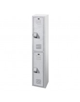 18" Wide Double Tier Plastic Lockers