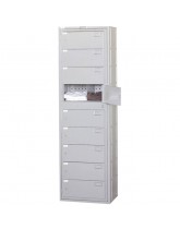 Nine Compartment Clothing Locker