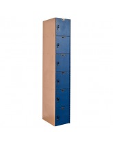 Hallowell Six Tier AquaMax Solid Plastic Locker