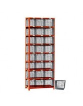 Basket Lockers Rack 8 High