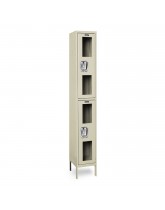Hallowell Double Tier Safety View Locker