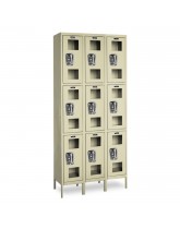 See-Through Triple Tier Lockers