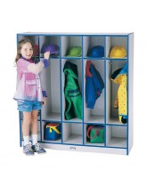 Colorful Kids Lockers with Double Cubbies