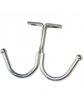 Jorgenson Double Prong Locker Hook