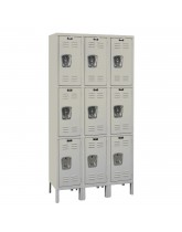 Hallowell Triple Tier Ready Built Lockers
