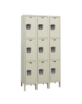 Hallowell Triple Tier Maintenance Free Lockers