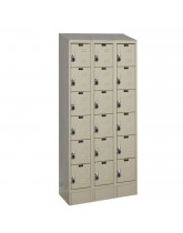 Hallowell Six Tier Ready Built Plus Lockers