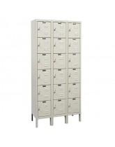 Hallowell Six Tier Rust Resistant Lockers