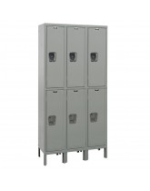 Hallowell Double Tier Maintenance Free Lockers