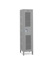 Hallowell Single Tier Ventilated Gym Locker
