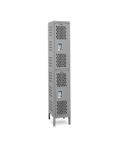 Hallowell Double Tier Heavy Duty Ventilated Locker