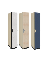 Single Tier Wood Storage Locker (Pattern Finish)