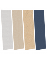 Finished End Panel for 12" Wide x 18" deep x 72" High Wood Storage Lockers (Pattern Finish)