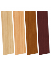 Finished End Panel for 12" Wide x 18" deep x 72" High Wood Storage Lockers (Wood Grain Finish)