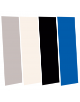 Finished End Panel for 12" Wide x 18" deep x 72" High Wood Storage Lockers (Solid Color Finish)