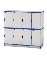 Colorful Kids Lockers Double Stack
