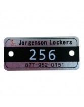 Jorgenson Number Plate with 2 Rivets