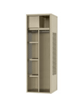Turnout Locker with Center Partition and Security Box