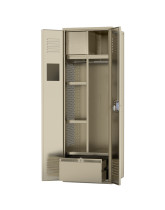 Gear Locker with Security Box and Drawer
