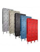 Six Tier Electronic Box Lockers