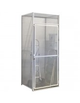 Single Door Steel Wire Mesh Storage Locker Add-On Units