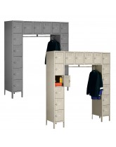Tennsco 16-Person Metal Wall Lockers
