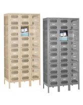 Tennsco Ventilated Six Tier Box Lockers